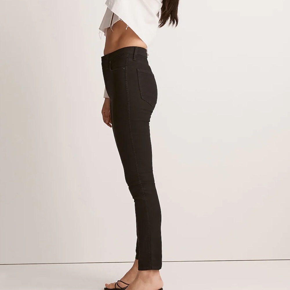 Madewell black skinny jeans